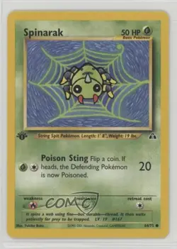 Spinarak 1st Ed. Pokemon Neo Discovery #64 2001 - Image 1