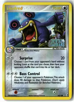 Loudred ⭐ 23/100 Holo Stamped Rare Crystal Guardians 2006 Pokemon MP - Image 1