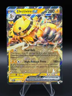 Pokemon Electivire EX 069/182 SV10 Destined Rivals Double Rare - Image 1