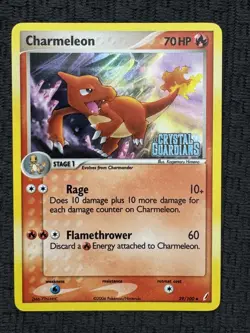 Pokemon - Charmeleon 29/100 Crystal Guardians Holo - Image 1