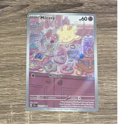 Pokemon TCG Milcery 152/142 Illustration Rare Holo SV07 Stellar Crown 60 HP - Image 1