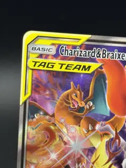 Pokemon Charizard & Braixen GX SM230 TAG TEAM *LP* - Image 2