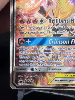 Pokemon Charizard & Braixen GX SM230 TAG TEAM *LP* - Image 5