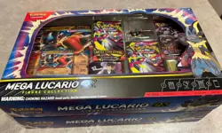 Pokemon TCG Mega Lucario ex Premium Figure Collection Box sealed lot of 2 - Image 1