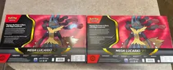 Pokemon TCG Mega Lucario ex Premium Figure Collection Box sealed lot of 2 - Image 2
