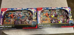 Pokemon TCG Mega Lucario ex Premium Figure Collection Box sealed lot of 2 - Image 4