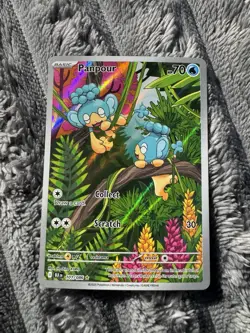 Panpour 101/086 Illustration Rare Pokemon TCG SV: Black Bolt NM - Image 3