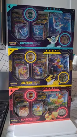 Pokemon Flareon/Jolteon/Vaporeon VMAX Premium Collection (3 Set) - NEW/Sealed - Image 1