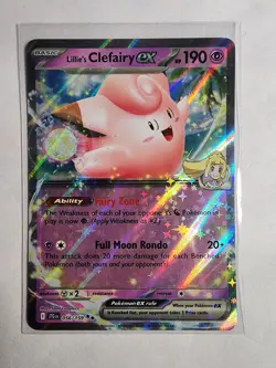 2025 Pokemon - Lillie's Clefairy ex 056/159 Sv09: Journey Together Holo - Image 1