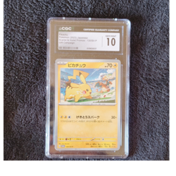 Pokemon Company 2023 Japanese Pikachu 120/SV-P Holo Promo CGC 10 - Image 1
