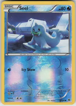 Pokemon Seel Common XY - Fates Collide 15/124 NM - Image 1
