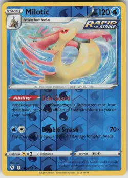 Pokemon Milotic Rare SWSH07: Evolving Skies 038/203 NM - Image 1