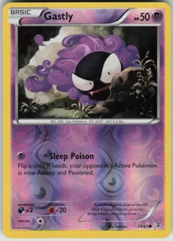 Pokemon Gastly Common Generations 33/83 LP - Image 1