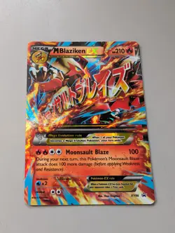 Pokemon TCG M Blaziken EX Mega Full Art Holo 210 HP XY Promos XY86 English - Image 1