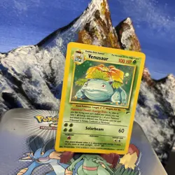 Venusaur - 15/102 Pokemon Base Set 2 - WOTC Holo 🍃 Small Crease - Image 2