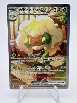2025 Pokemon White Flare Whimsicott ex 165/086 Special Illustration Rare SIR - Image 1