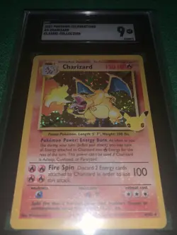 2021 Pokemon Celebrations #4 Charizard Classic Collection Holo SGC 9 - Image 5