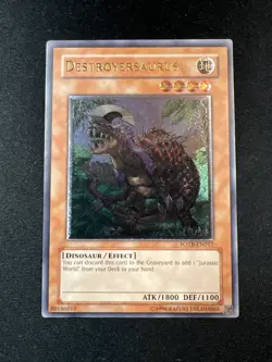 Yu-Gi-Oh! Destroyersaurus (NM) FOTB-EN017 Ultimate Rare Unlimited - Image 1