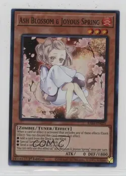 SR - Ash Blossom & Joyous Spring 1st Ed. YuGiOh Quarter Century Stampede - Image 1