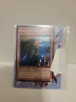 YUGIOH Gravekeeper's Spy LCJW EN255 1st Edition Secret Rare VLP - Image 1