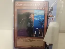 YUGIOH Gravekeeper's Spy LCJW EN255 1st Edition Secret Rare VLP - Image 3