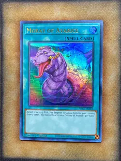 Yugioh Moray of Avarice POTE-EN084 Ultra Rare 1st Ed NM - Image 1