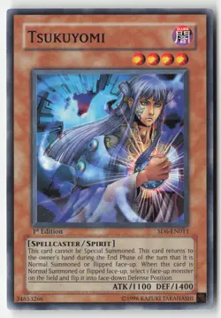 Yugioh - Tsukuyomi SD6-EN011 1st Edition - Structure Deck: Spellcaster's Judgmen - Image 1
