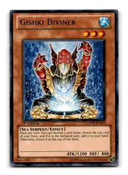 Gishki Diviner - GENF-EN027 1st Edition Rare - YuGiOh-LP - Image 1