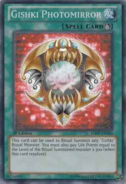 Gishki Photomirror - HA07-EN026 - Super Rare - Unlimited Edition - Lightly Playe - Image 1