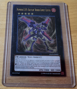 Yu-Gi-Oh! Number C105: Battlin' Boxer Comet Cestus LTGY-EN052 Exactly as Seen - Image 1