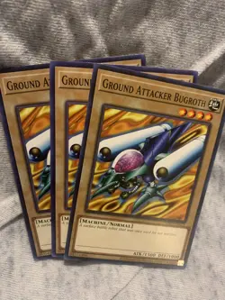 Yugioh - Ground Attacker Bugroth - Metal Raiders 25th Anniversary Nm X3 - Image 1