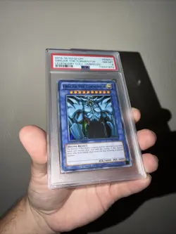 2013-2018 YU-GI-OH! LEGEND COLL GAMEBOARD ED #EN002 Slifer & Obelisk PSA 8 - Image 5