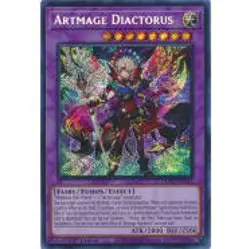 Yugioh! LP Artmage Diactorus - DUAD-EN032 - Secret Rare - 1st Edition Lightly Pl - Image 1