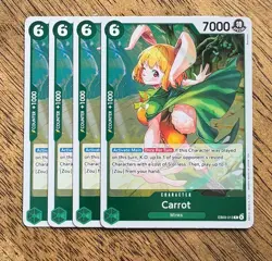 One Piece TCG - Carrot EB03-013 Foil Playset (x4) - The Heroines Edition NM - Image 1