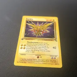 Zapdos 30/62 Rare Non-Holo Pokemon Card WOTC Fossil HP NM/M - Image 4