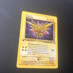 Zapdos 30/62 Rare Non-Holo Pokemon Card WOTC Fossil HP NM/M - Image 5