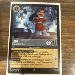 Lilo - Best Explorer Ever 174/204 Fabled Regular 2025 Disney Lorcana Card NM (A) - Image 1