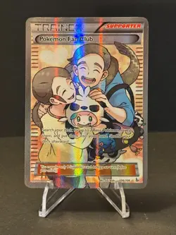 Pokemon Fan Club 106/106 Flashfire Full Art Trainer Pokemon Card in Hard Case - Image 1