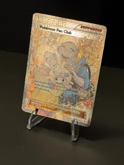 Pokemon Fan Club 106/106 Flashfire Full Art Trainer Pokemon Card in Hard Case - Image 2