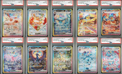 PSA10 Complete Eeveelution ex SAR Set 10 Cards Japanese Pokemon Card - Image 1