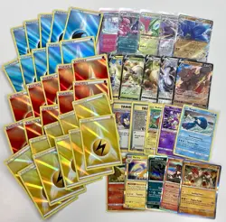 Pokemon TCG Ultra Holo Radiant Energy Rare Promo EX V Darkrai Card Lot 50x #7 - Image 1