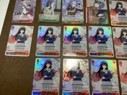 Weiss Schwarz Azur Lane Z23 Saekano Utaha SR Super Rare Holo Card - 22x - Image 5