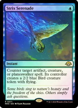 Strix Serenade Modern Horizons 3 Foil NM Near Mint MTG Magic - Image 1