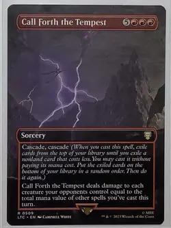 Call Forth the Tempest - Borderless 509 - MTG Lord of the Rings - Image 1