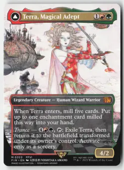 MTG - Terra, Magical Adept (Borderless) M FINAL FANTASY 323 LP-NM - Image 1
