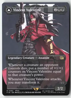 MTG - Vincent Valentine (Borderless) R FINAL FANTASY 383 LP-NM - Image 1