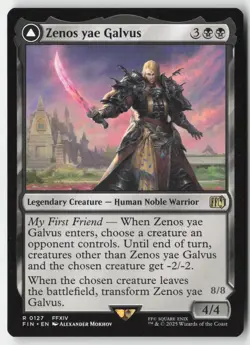 MTG - Zenos yae Galvus R FINAL FANTASY 127 LP-NM - Image 1