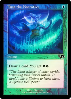 Tune the Narrative (Retro Frame) Modern Horizons 3 Foil NM Near Mint MTG Magic - Image 1