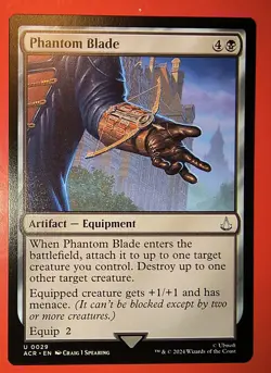 MAGIC, MTG: PHANTOM BLADE/ACR /UNCOMMON #0029/ NM, REGULAR FINISH - Image 1