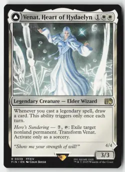 MTG - Venat, Heart of Hydaelyn R FINAL FANTASY 39 LP-NM - Image 1